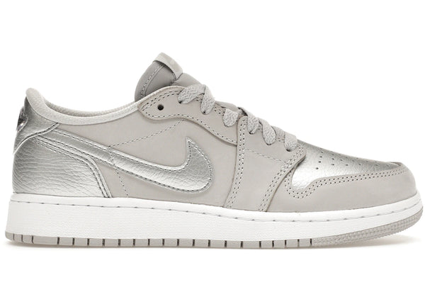 Jordan 1 Low OG Metallic Silver (GS) sneakers - authentic Jordan shoes