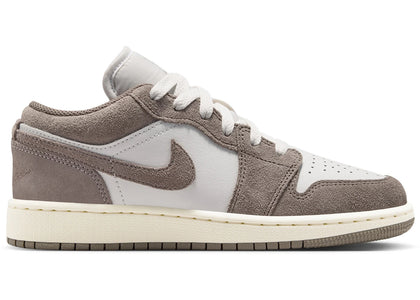 Jordan 1 Low Olive Grey Enigma Stone (GS) - authentic Jordan sneakers