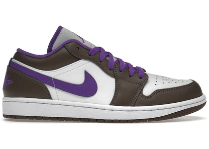 Jordan 1 Low Purple Mocha - authentic Jordan sneakers