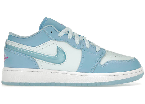 Jordan 1 Low SE Aquarius Blue (GS) sneakers - authentic Jordan shoes