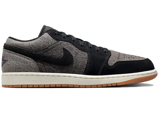 Jordan 1 Low SE Black Denim sneakers - authentic Jordan shoes