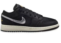 Jordan 1 Low SE Black Silver Sail Gold (GS)
