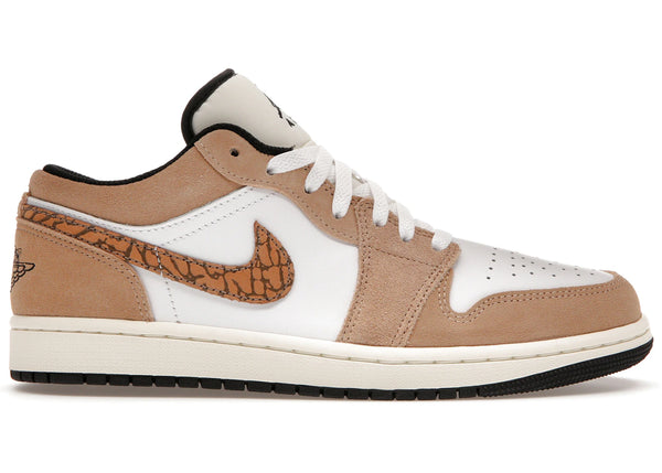 Jordan 1 Low SE Brown Elephant sneakers - authentic Jordan shoes