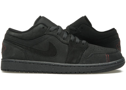 Jordan 1 Low SE Craft Dark Smoke Grey Varsity Red sneakers - authentic Jordan shoes