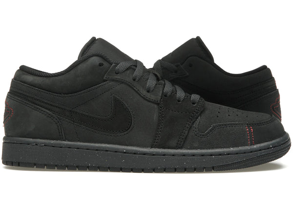 Jordan 1 Low SE Craft Dark Smoke Grey Varsity Red sneakers - authentic Jordan shoes