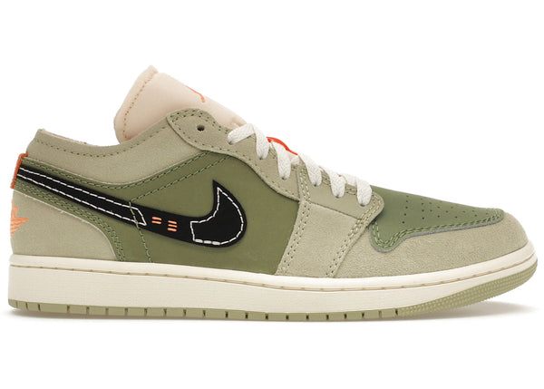Jordan 1 Low SE Craft Light Olive sneakers - authentic Jordan shoes