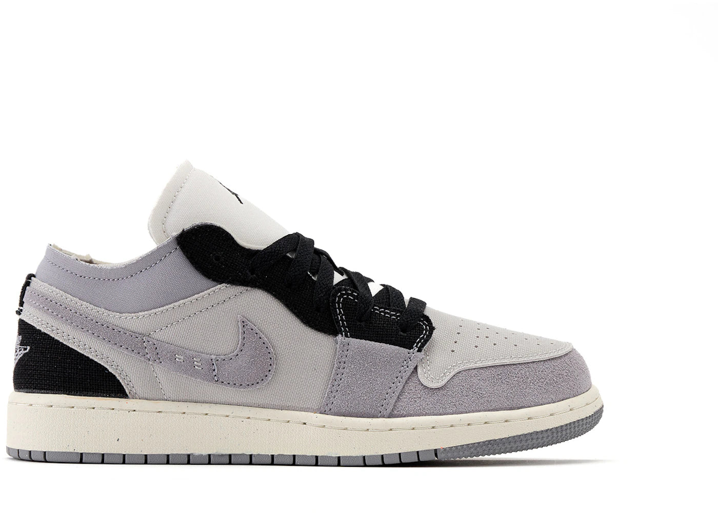 Jordan 1 Low SE Craft Tech Grey Black (GS) - vue secondaire A