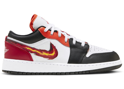 Jordan 1 Low SE Just Skate Gym Red (GS) - sneakers view 2