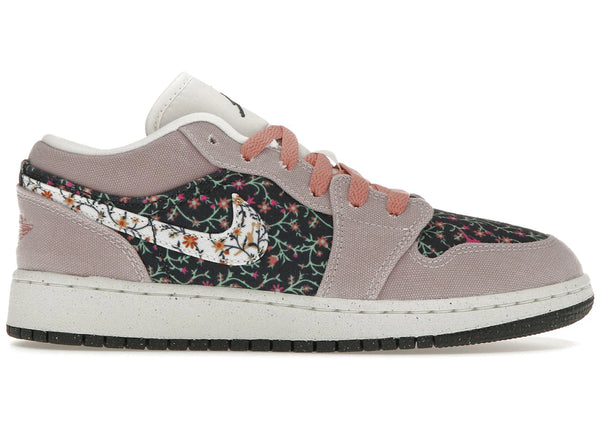 Jordan 1 Low SE Floral (GS) sneakers - authentic Jordan shoes
