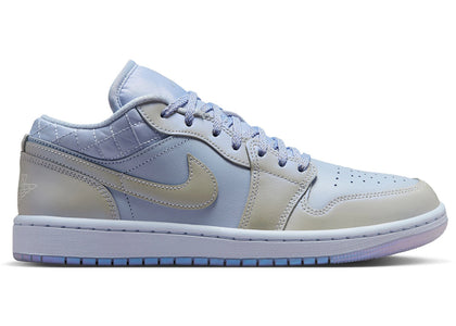 Jordan 1 Low SE Ghost Pearlized Quilt (Women's) - authentic Jordan sneakers