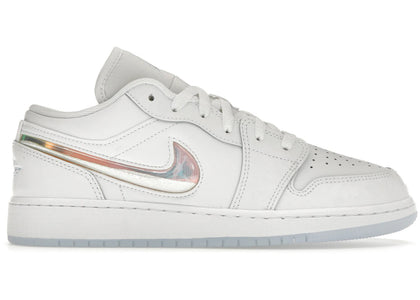 Jordan 1 Low SE Glitter Swoosh (GS) - authentic Jordan sneakers