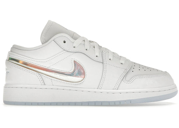 Jordan 1 Low SE Glitter Swoosh (GS) sneakers - authentic Jordan shoes