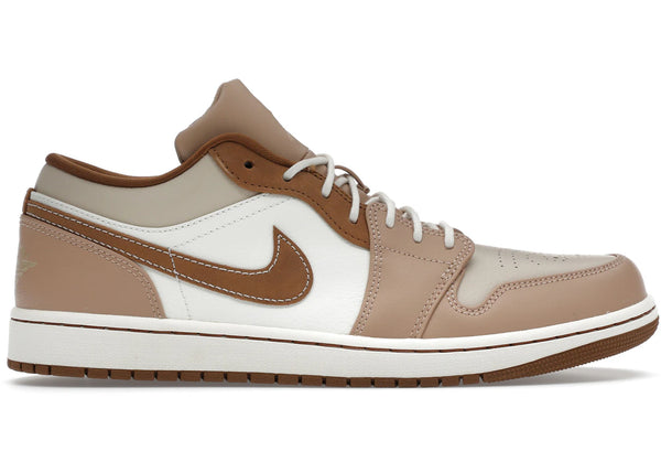 Jordan 1 Low SE Hemp Light British Tan sneakers - authentic Jordan shoes