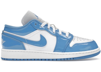Jordan 1 Low SE Legend Blue Patent (GS) - authentic Jordan sneakers