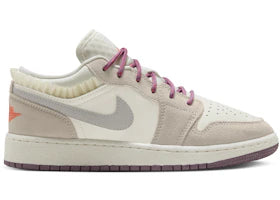Jordan 1 Low SE Sail Legend Light Brown Violet Dust Neutral Grey (GS)