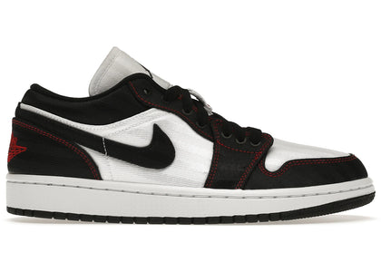 Jordan 1 Low SE Utility White Black Gym Red (Women's) - authentic Jordan sneakers