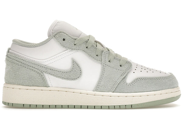 Jordan 1 Low SE White Seafoam (GS) sneakers - authentic Jordan shoes