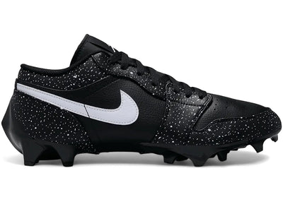 Jordan 1 Low TD Cleat Black White Splatter