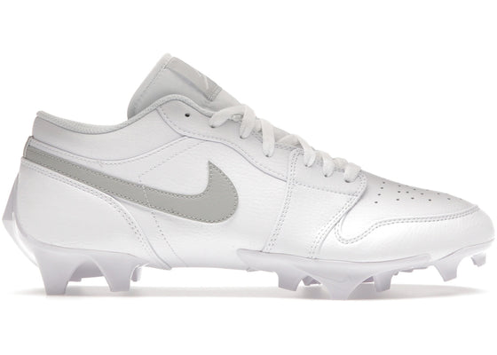 Jordan 1 Low TD Cleat White Grey Fog sneakers - authentic Jordan shoes