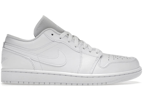 Jordan 1 Low Triple White sneakers - authentic streetwear shoes
