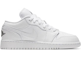 Jordan 1 Low Triple White (GS)