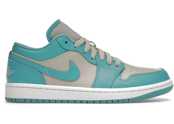 Jordan 1 Low Tropical Teal (Women's) sneakers - authentic Jordan shoes