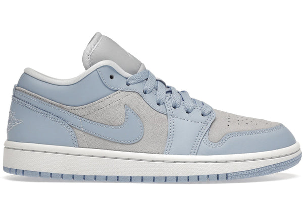 Jordan 1 Low Football Grey Aluminum (Women's) sneakers - authentic Jordan shoes