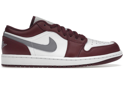 Jordan 1 Low White Bordeaux - authentic Jordan sneakers