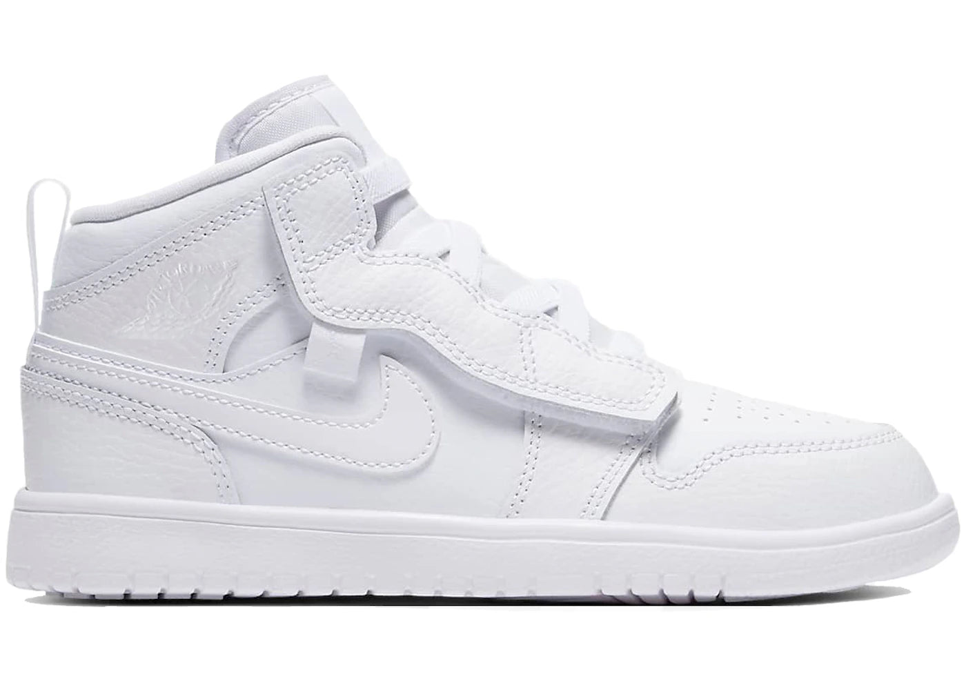 Jordan 1 Mid Alt Triple White (PS) - vue secondaire A