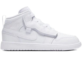 Jordan 1 Mid Alt Triple White (PS) - vue 360