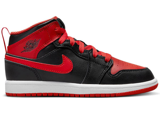 Jordan 1 Mid Alternate Bred (2022) (PS) sneakers - authentic Jordan shoes