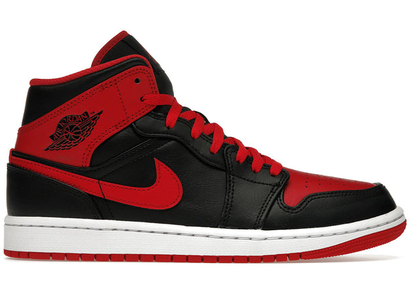 Jordan 1 Mid Alternate Bred (2022) sneakers - authentic Jordan shoes