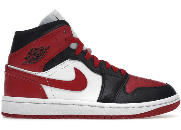 Jordan 1 Mid Alternate Bred Toe (Women's) sneakers - authentic Jordan shoes