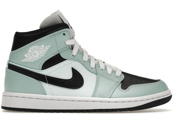Jordan 1 Mid Aqua Blue Tint (Women's) sneakers - authentic Jordan shoes
