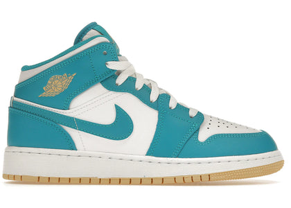 Jordan 1 Mid Aquatone (GS) % sneakers - authentic Jordan shoes