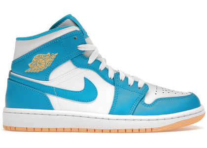 Jordan 1 Mid Aquatone - authentic Jordan sneakers