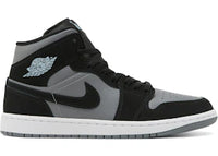 Jordan 1 Mid Black Cool Grey Light Armoury Blue