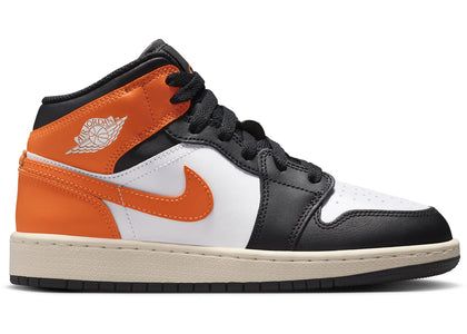 Jordan 1 Mid Black Toe Starfish (GS) - authentic Jordan sneakers