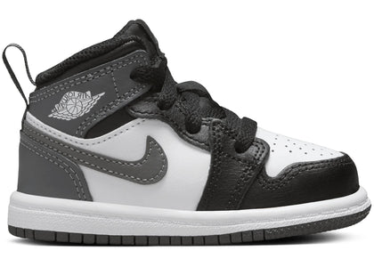 Jordan 1 Mid Black White Iron Grey (TD) - authentic Jordan sneakers