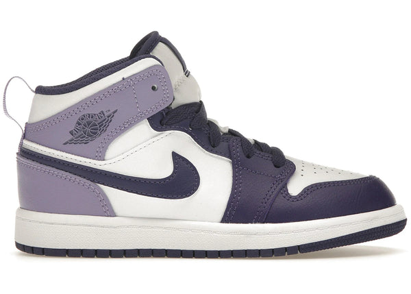 Jordan 1 Mid Blueberry (PS) sneakers - authentic Jordan shoes