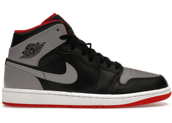 Jordan 1 Mid Bred Shadow sneakers - authentic Jordan shoes
