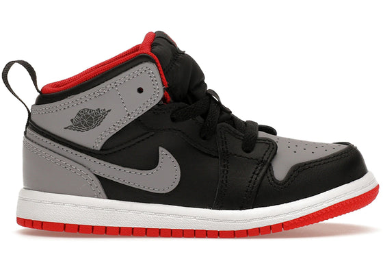 Jordan 1 Mid Bred Shadow (TD) sneakers - authentic Jordan shoes