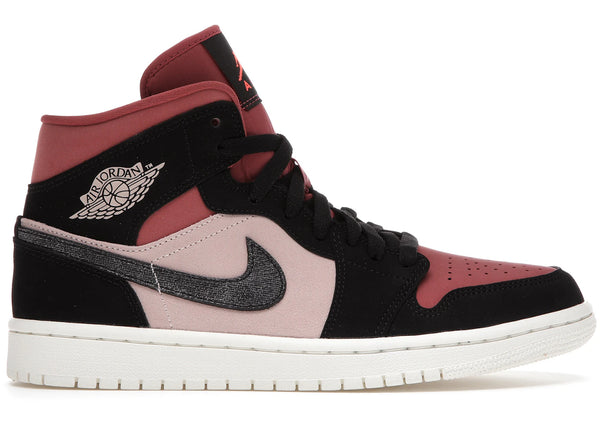 Jordan 1 Mid Canyon Rust (Women's) sneakers - authentic Jordan shoes