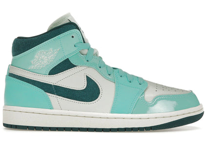 Jordan 1 Mid Chenille Bleached Turquoise (Women's) - authentic Jordan sneakers