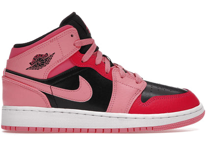 Jordan 1 Mid Coral Chalk (GS) - authentic Jordan sneakers