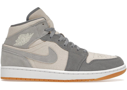 Jordan 1 Mid SE Coconut Milk Particle Grey - authentic Jordan sneakers