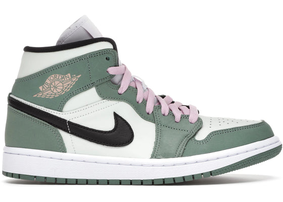 Jordan 1 Mid Dutch Green (Women's) sneakers - authentic Jordan shoes