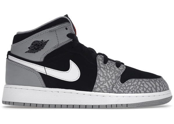 Jordan 1 Mid SE Elephant Print (GS) sneakers - authentic Jordan shoes