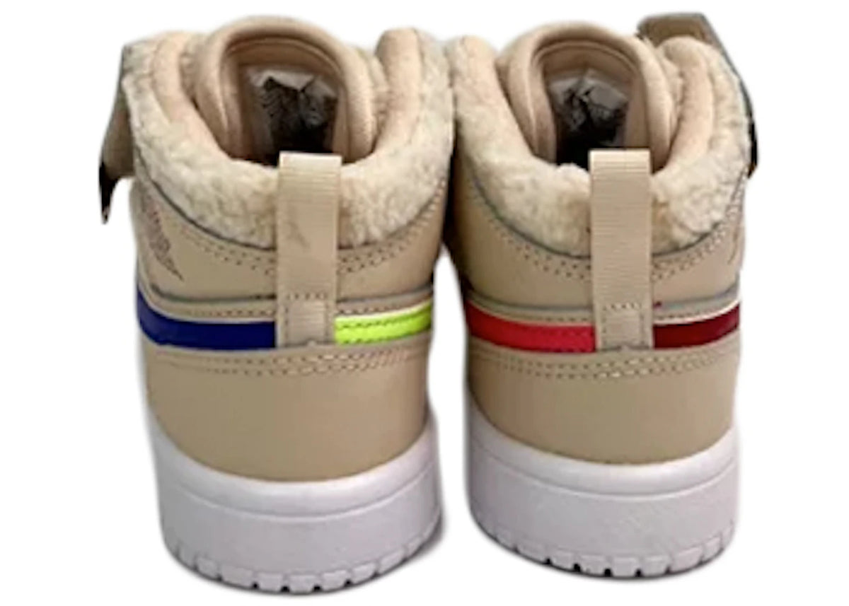 Jordan 1 Mid ALT Utility Fleece Pearl White (PS) - vue secondaire B