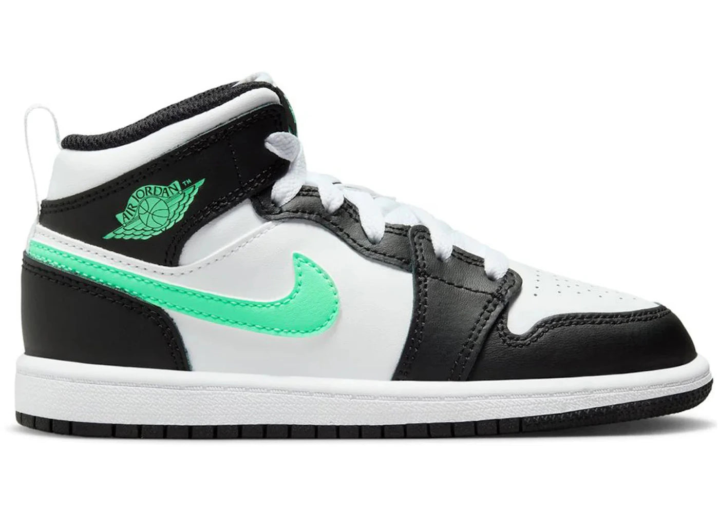 Jordan 1 Mid Green Glow (PS) - vue 360